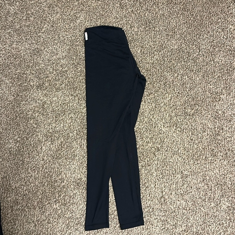Zella low rise full length black leggings, womens, medium